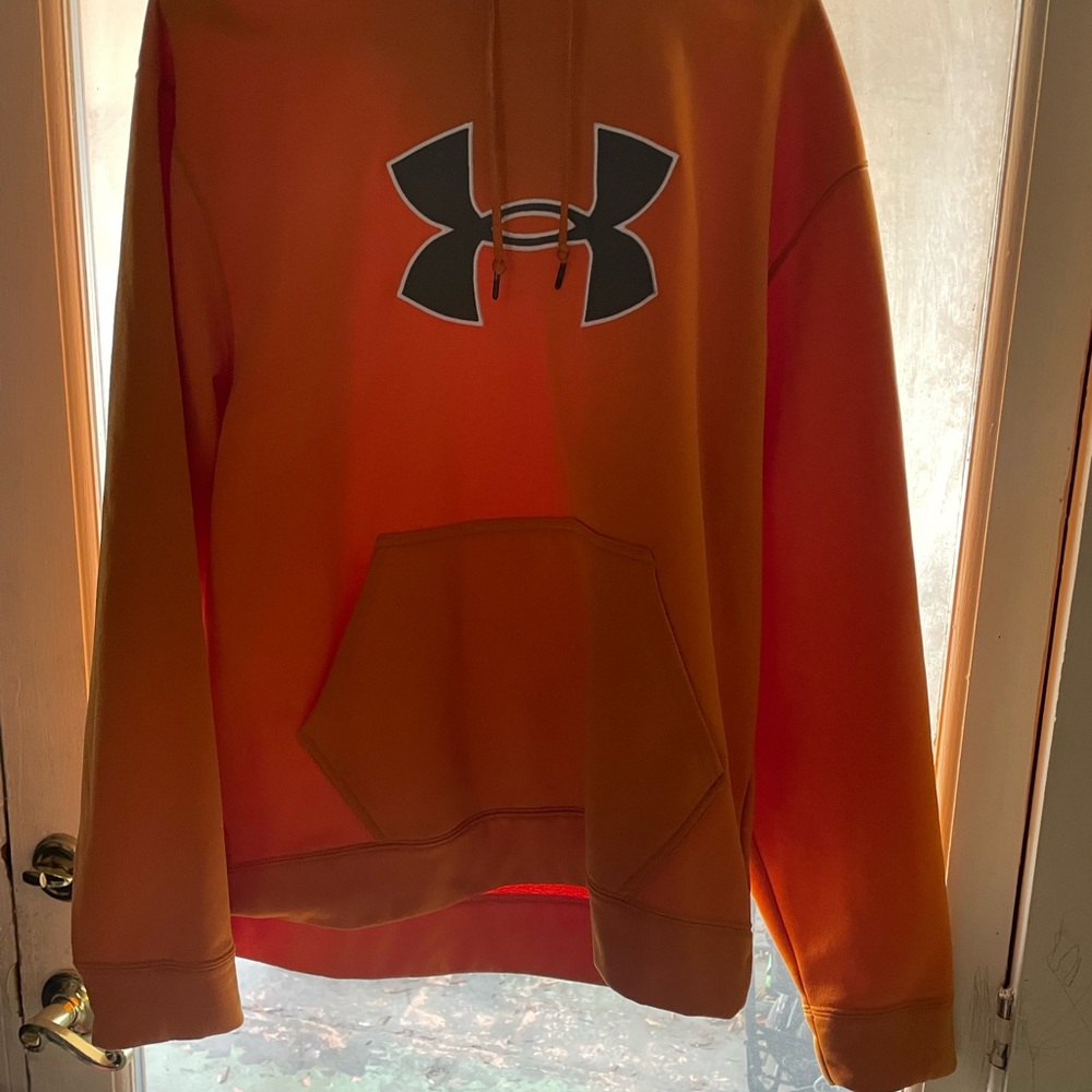 New under armor hoodie size m orange